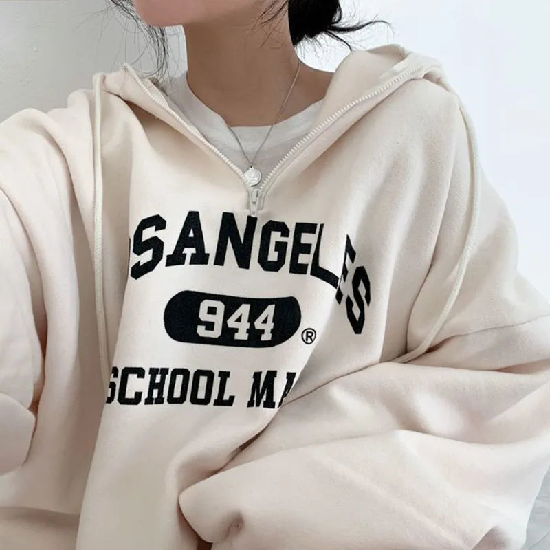 Polerón Estilo Harajuku Oversize