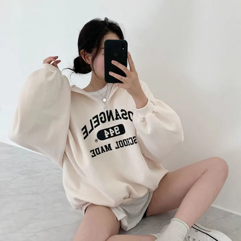 Polerón Estilo Harajuku Oversize
