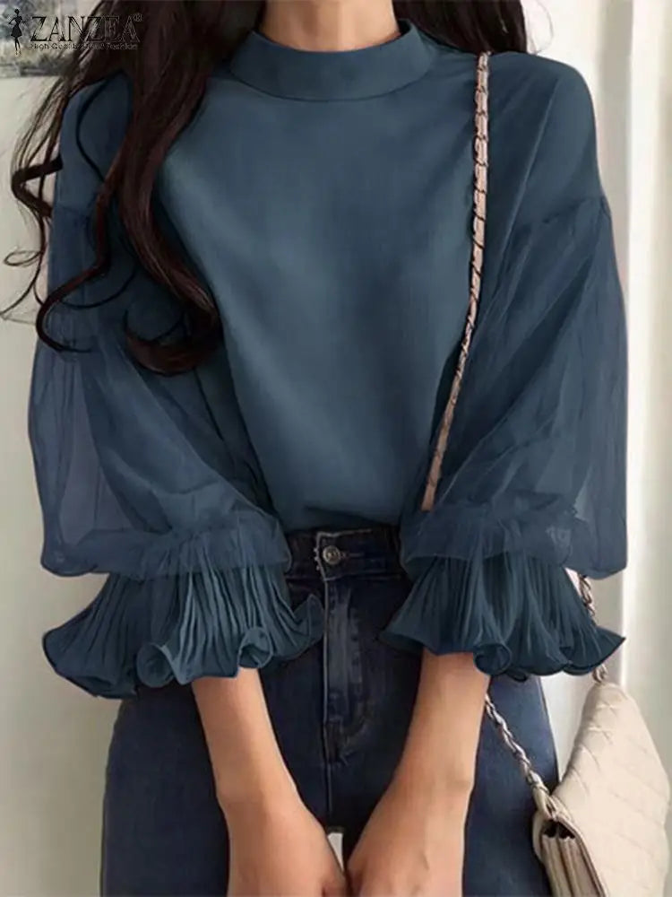 Blusa Elegante con Túnicas Sueltas
