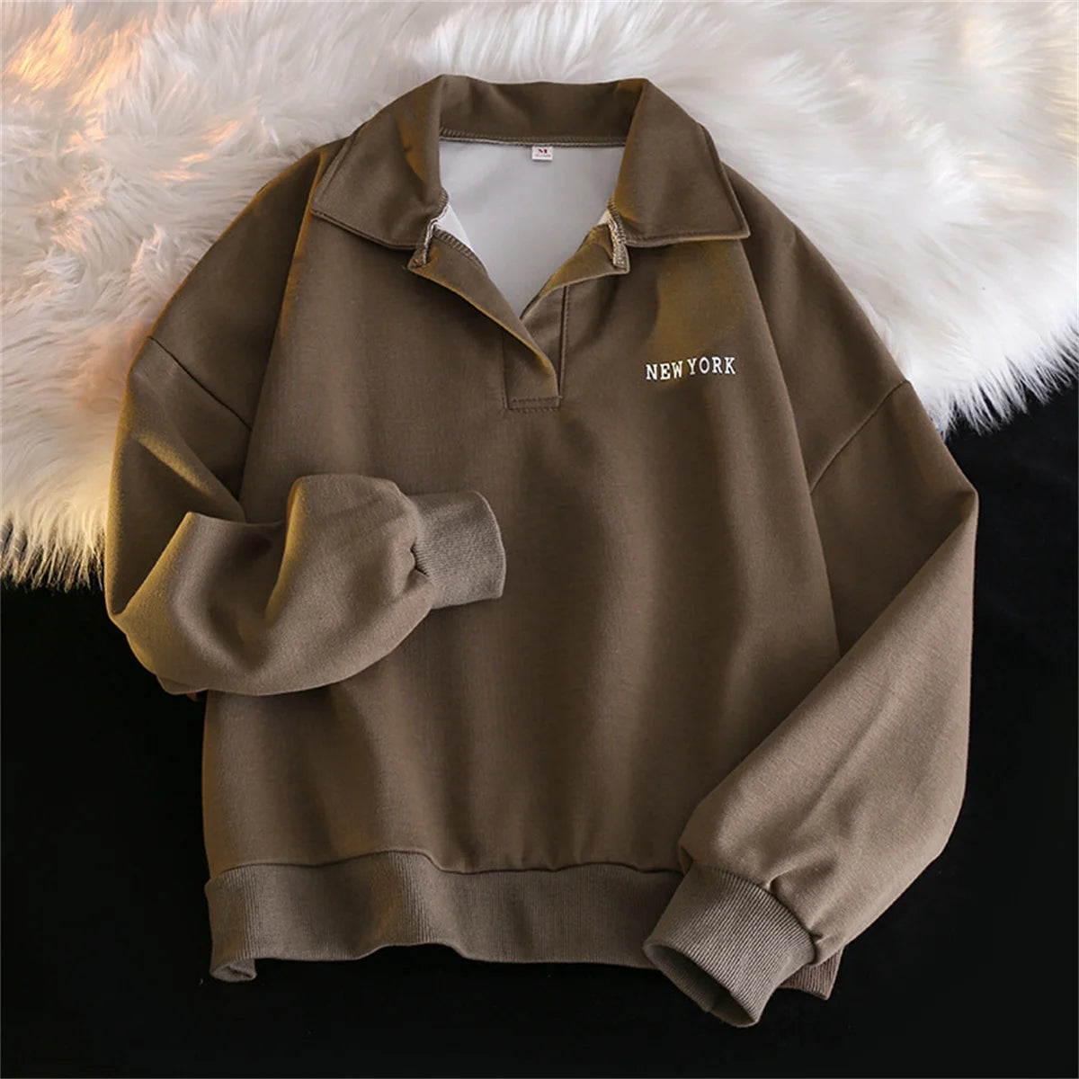 Polerón de Cuello Polar Vintage