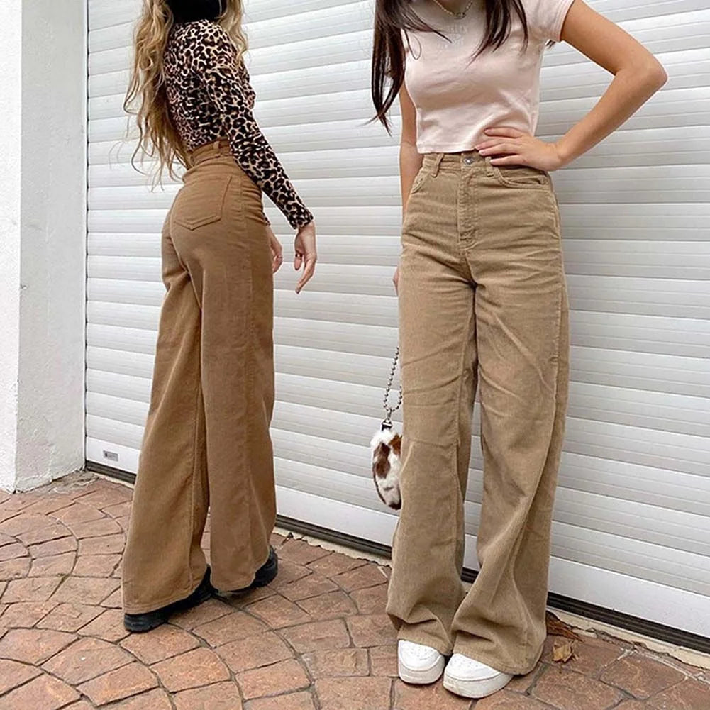 Pantalón Casual Pierna Ancha. Ross