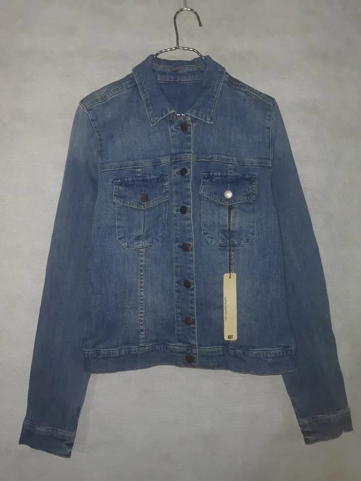 Chaqueta Desgastada con Botones