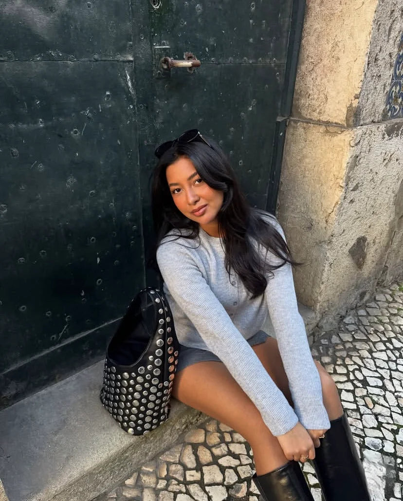 Bolso de Hombro Estilo Punk