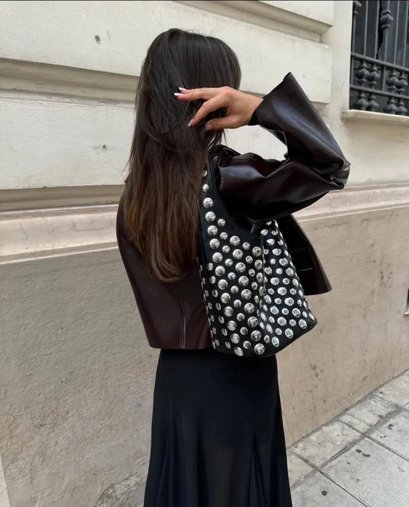 Bolso de Hombro Estilo Punk