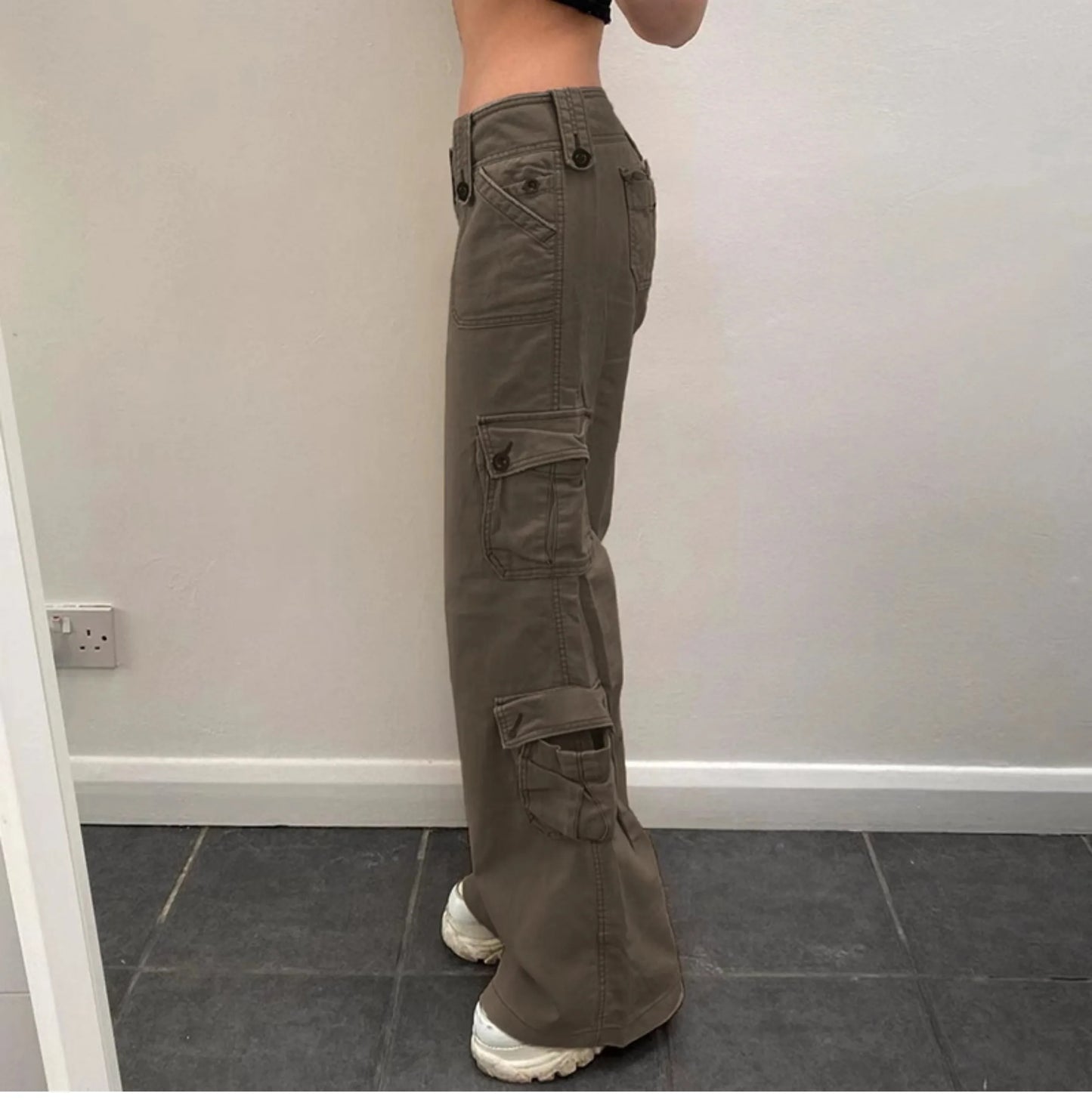 Pantalón Cargo Cintura Baja Urbanos