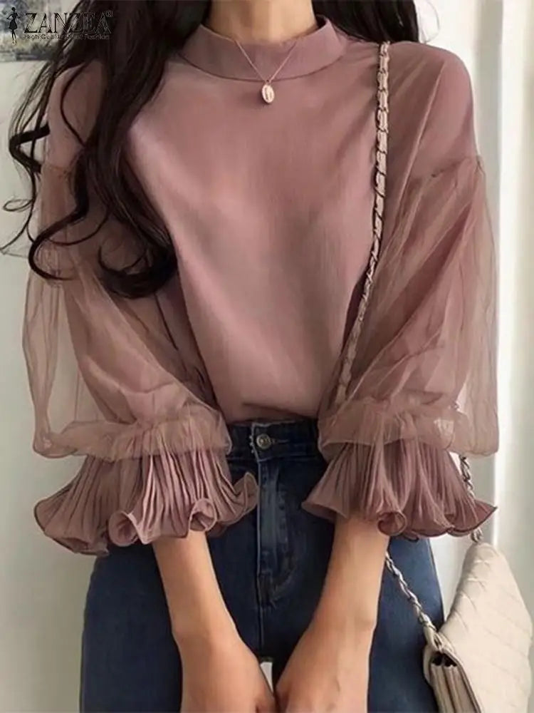 Blusa Elegante con Túnicas Sueltas
