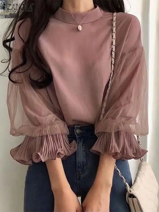 Blusa Elegante con Túnicas Sueltas