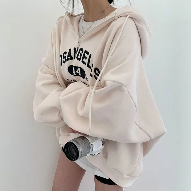 Polerón Estilo Harajuku Oversize