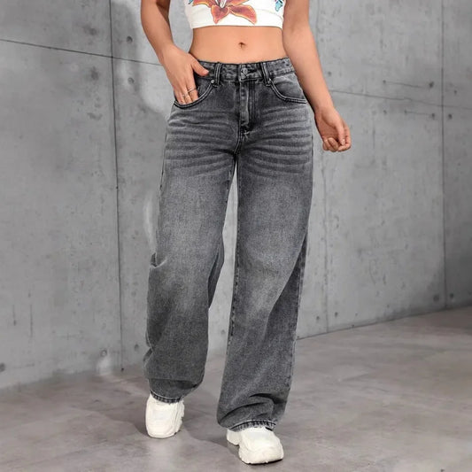 Jeans Rectos Cintura Alta. Moni