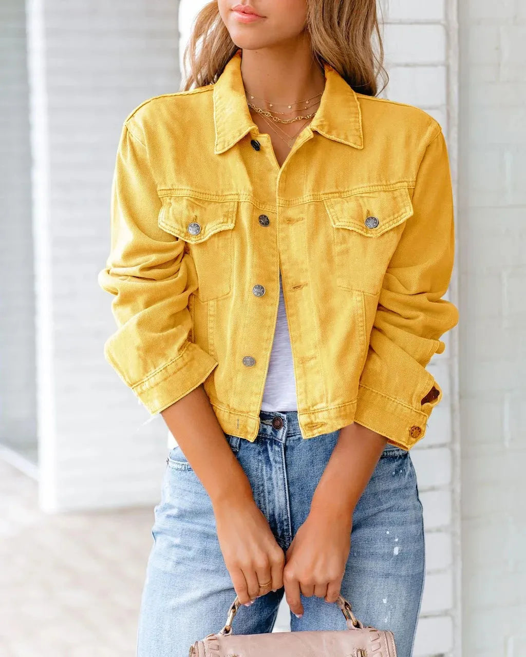 Chaquete Retro Estilo Americano