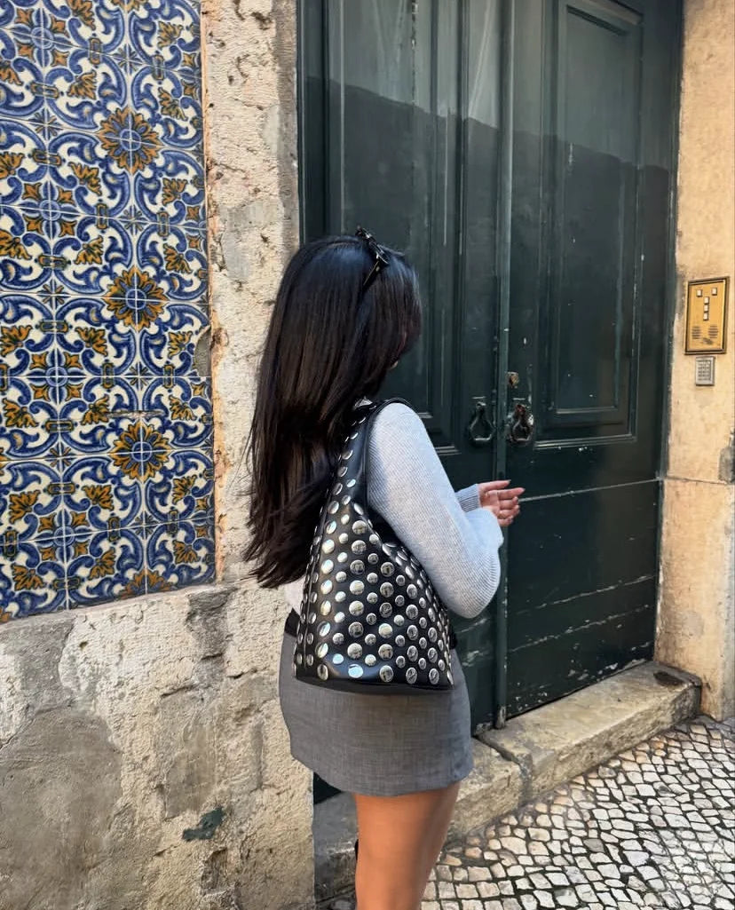 Bolso de Hombro Estilo Punk
