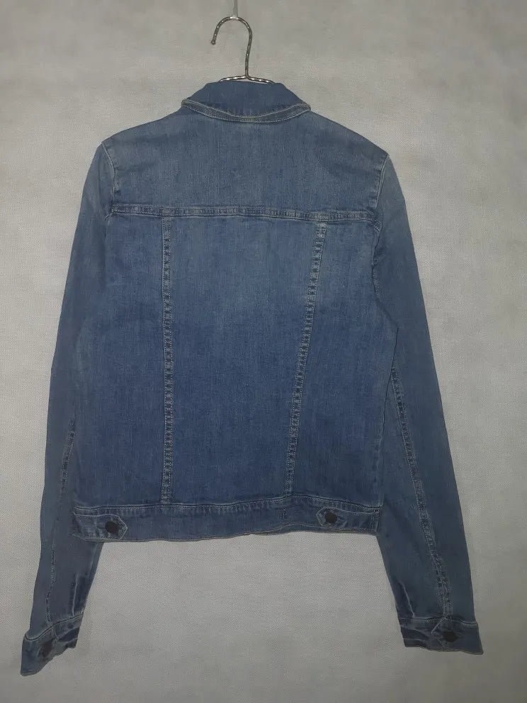 Chaqueta Desgastada con Botones